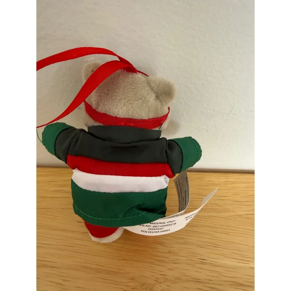 Starbucks Holiday Bearista 2019 Christmas Ski Ornament Mini Bear Limited Edition